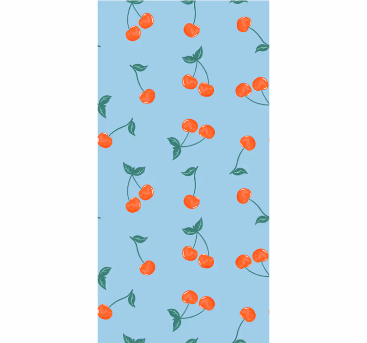 Cherry Sprigs Pattern blind fruit - TenStickers