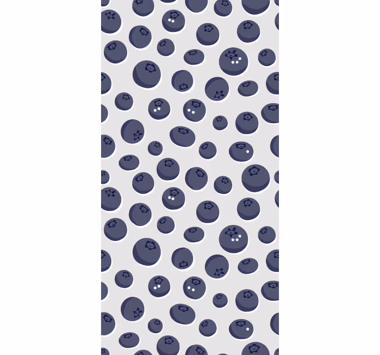 Blueberry Motif blind fruit - TenStickers