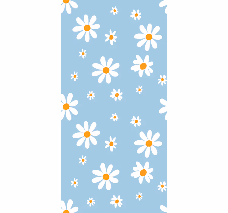 Delicate Daisy Patterns blind flowers - TenStickers