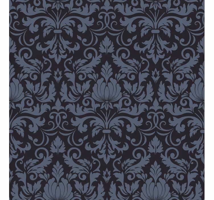 Dark Damask Ornaments Classic Window Blind - TenStickers