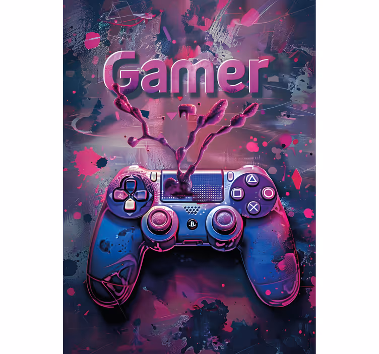 3D effect gamer geek blind - TenStickers