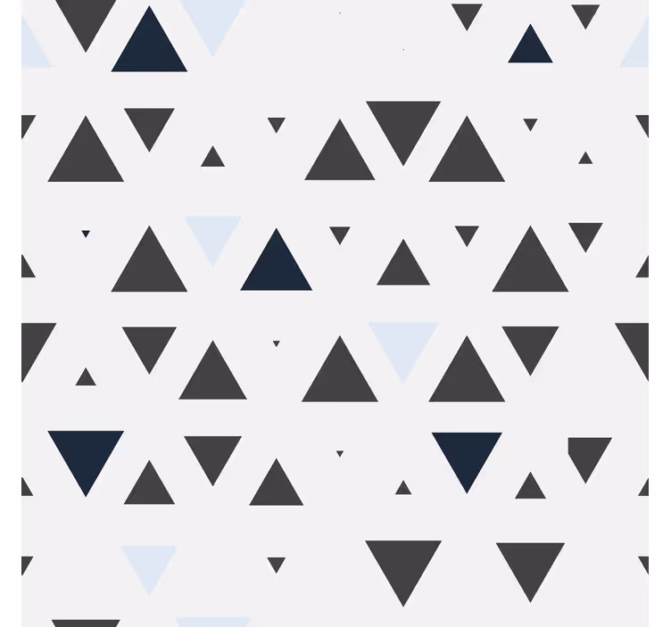 Minimalistic triangle pattern Nordic blind - TenStickers