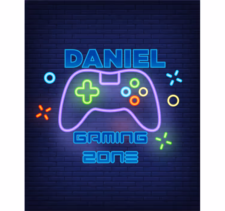 Gaming zone blind custom made - TenStickers