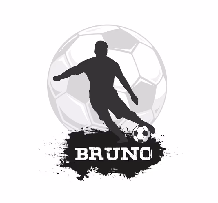 Customisable football roller blind - TenStickers