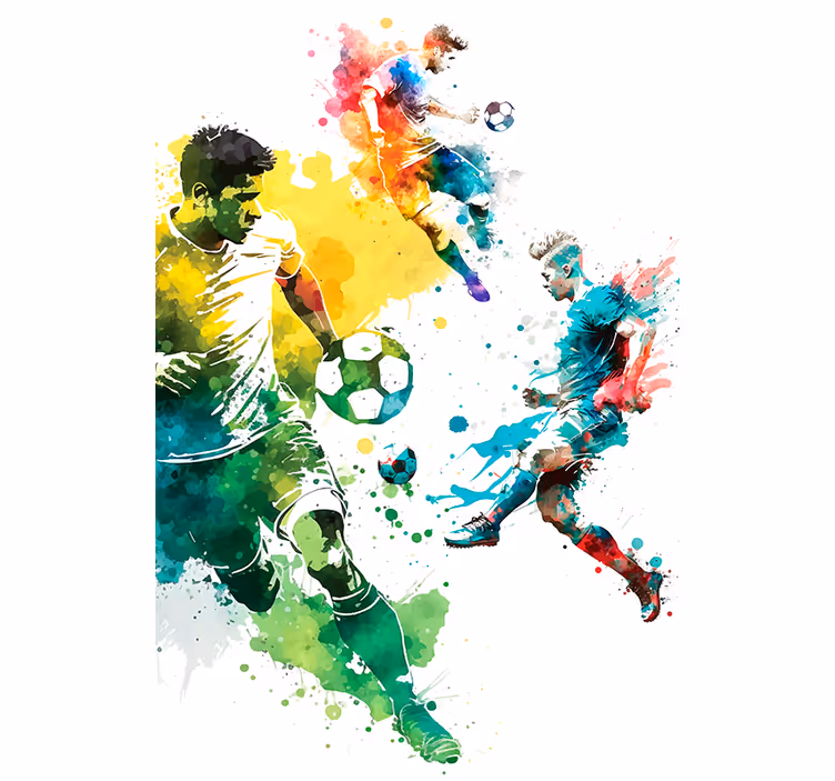 Sport in action football roller blind - TenStickers