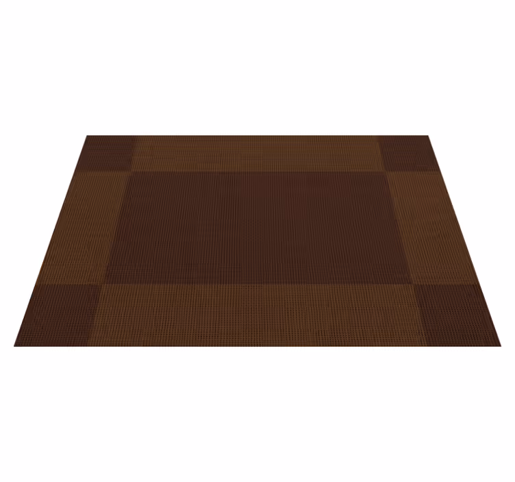 Textured placemat textured brown surface - TenStickers
