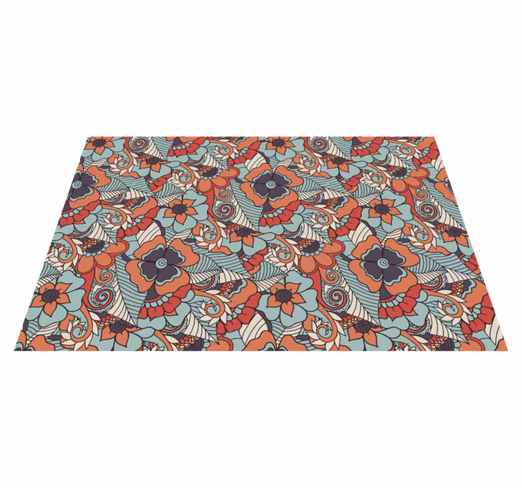Paisley baroque floral placemats - TenStickers