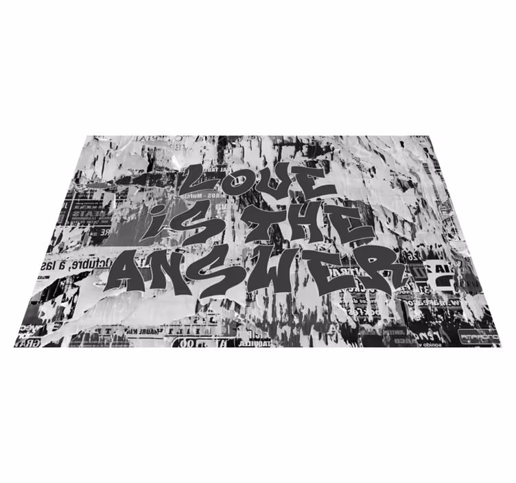 Placemats with quote live life with no regrets - TenStickers