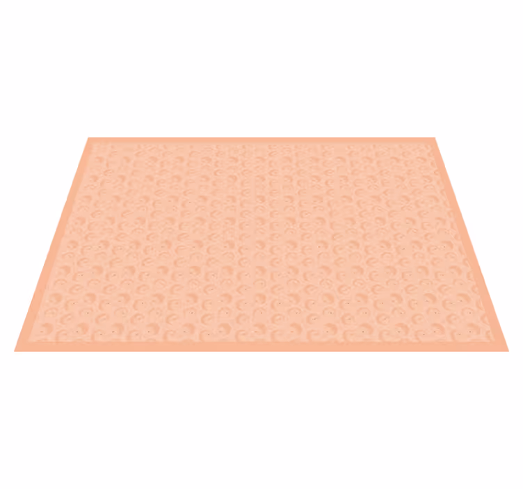 Textured placemats with subtle pattern surface - TenStickers