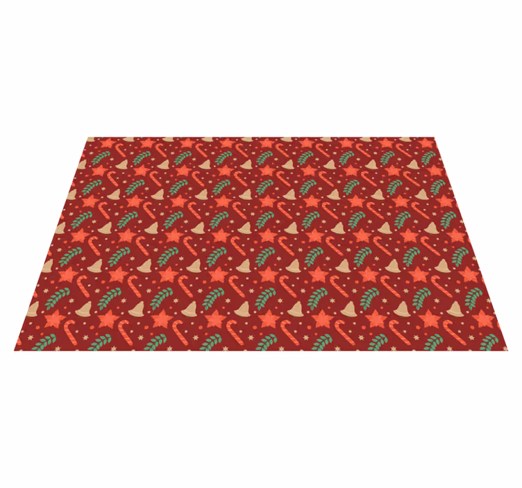 Christmas placemats in a festive holiday design - TenStickers