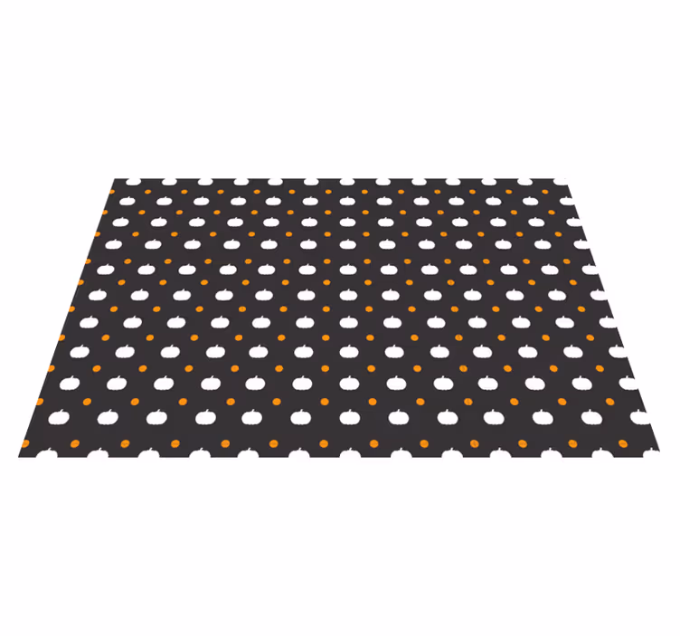 Halloween placemats with pumpkin pattern design - TenStickers