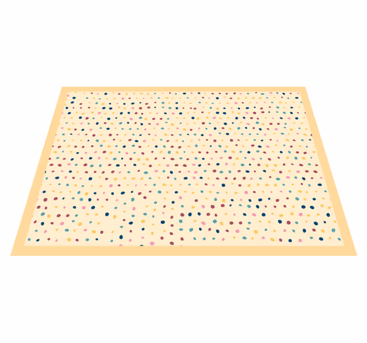 Textured placemats with polka dot design - TenStickers