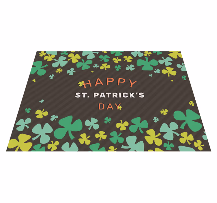 Halloween placemats happy st. patrick's day - TenStickers
