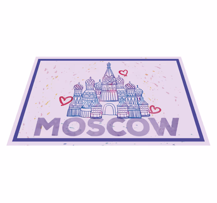 Original placemats moscow landmark design - TenStickers