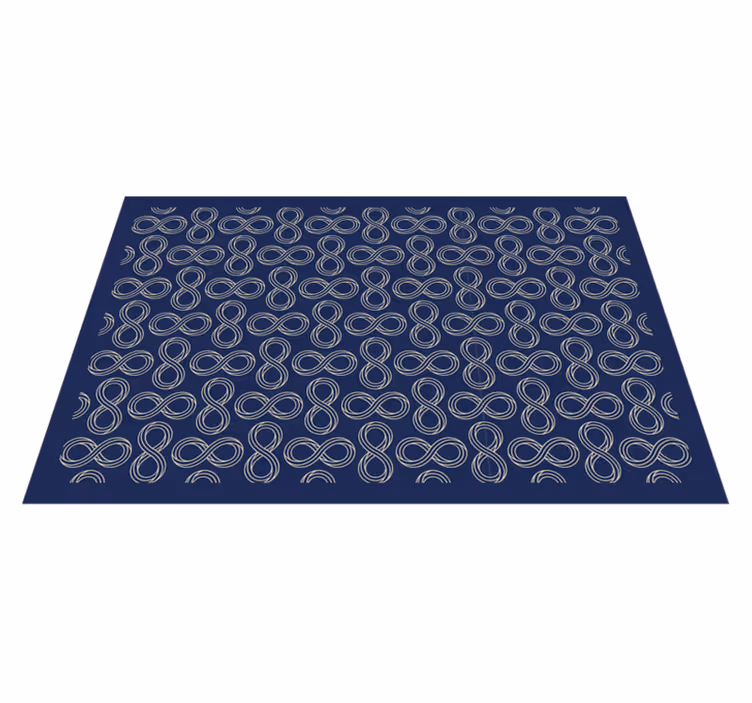 Textured placemats with elegant infinity design - TenStickers