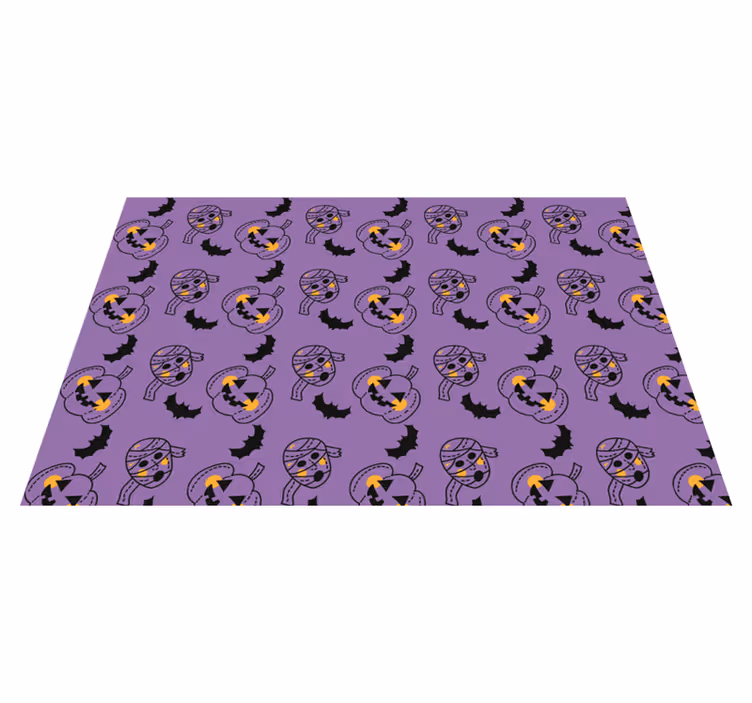 Halloween placemats with fun pumpkin designs - TenStickers