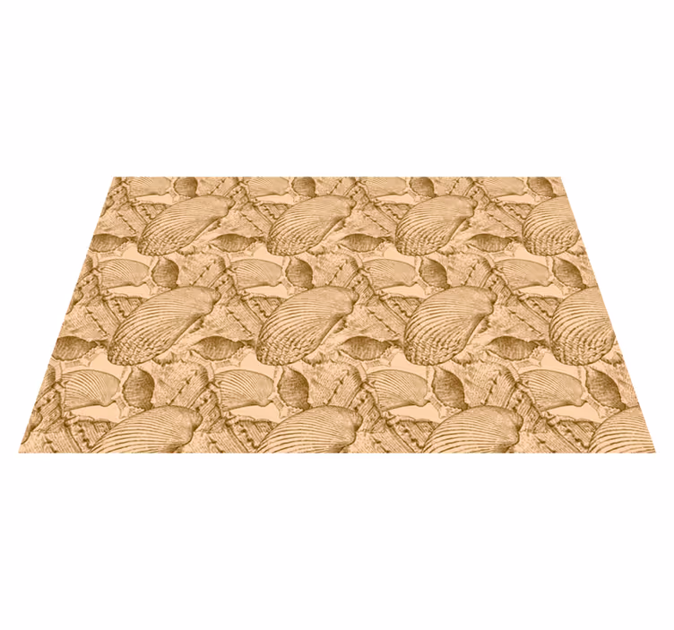 Textured placemats with shell-like surface - TenStickers