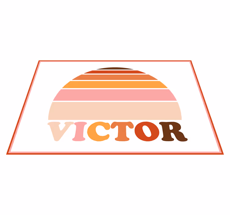 Personalisable placemats customizable name placemat - TenStickers