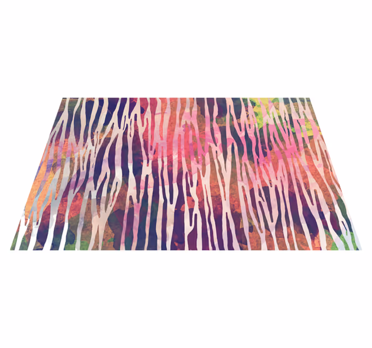 Textured placemats in vibrant colorful stripes - TenStickers