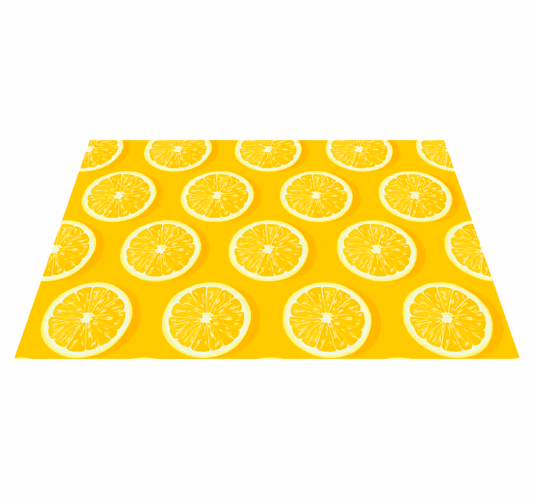Original placemats bright lemon slices - TenStickers