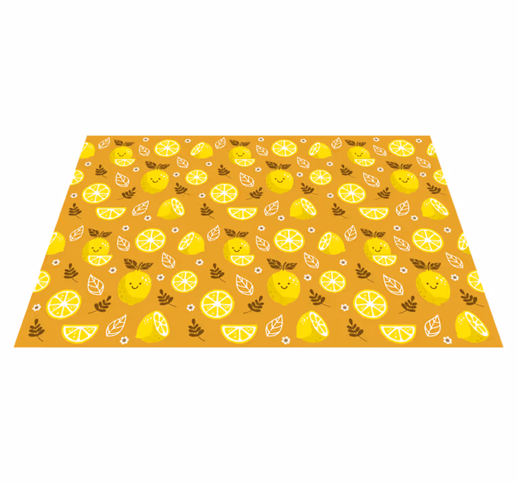 Modern placemats with fruit patterned design - TenStickers