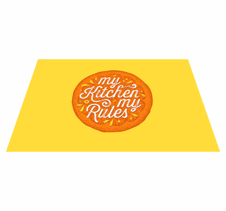 Placemat with quote love is the secret ingredient - TenStickers