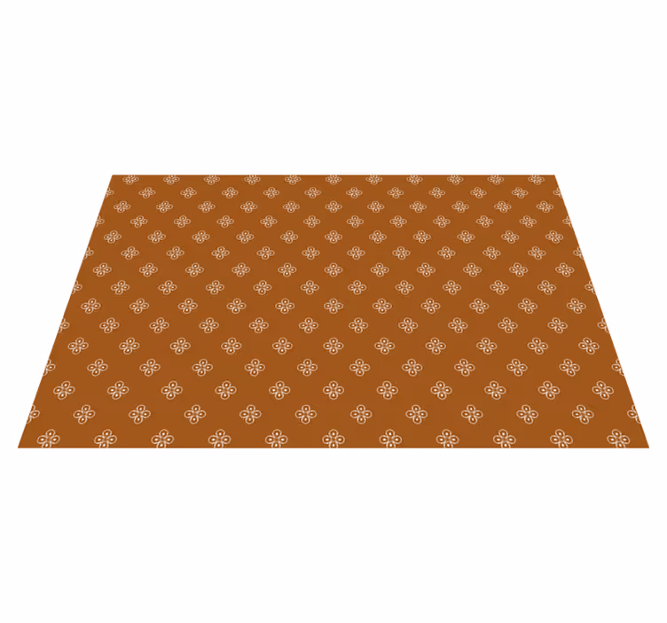 Textured placemats in elegant floral design - TenStickers