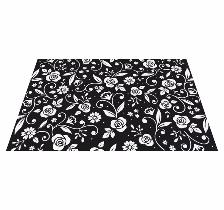 Textured placemats with botanical design - TenStickers