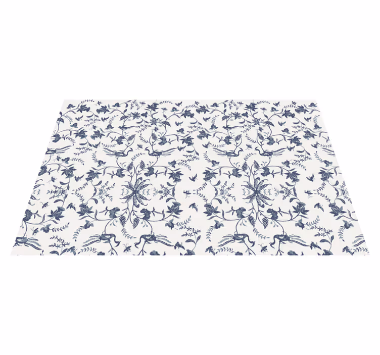 Textured placemats inspired by elegant florals - TenStickers