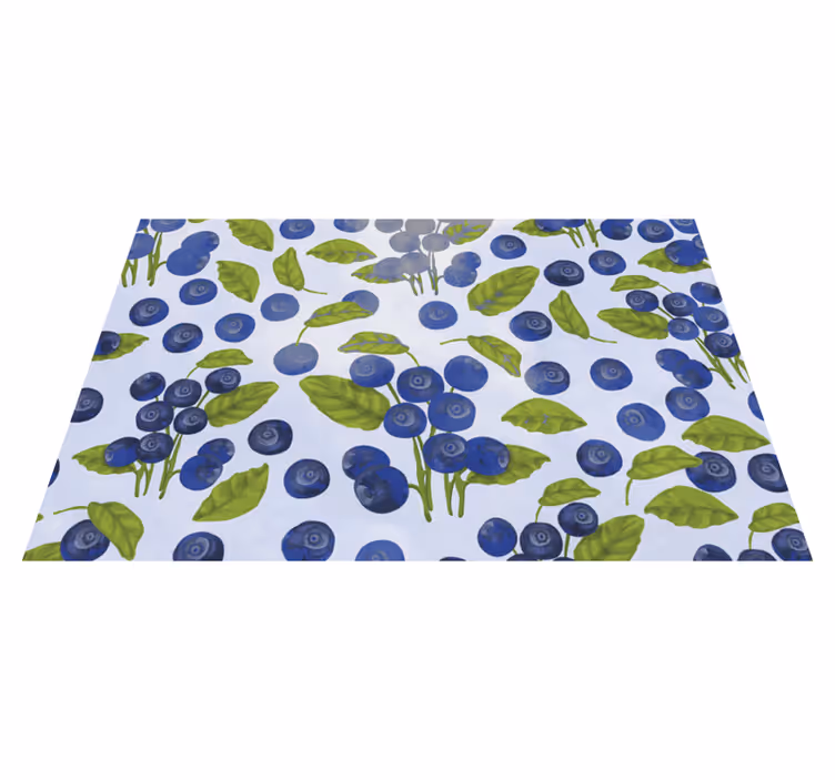 Original placemats blueberry leaf design - TenStickers