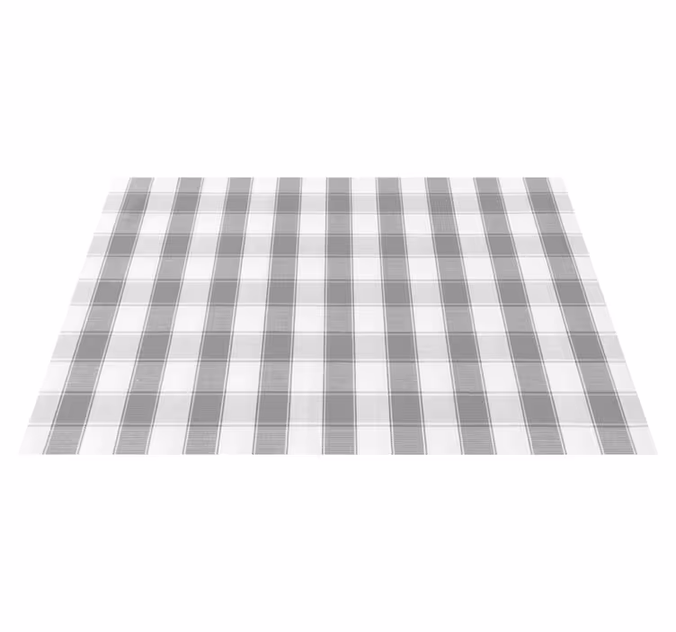 Textured placemats in classic checkered pattern - TenStickers