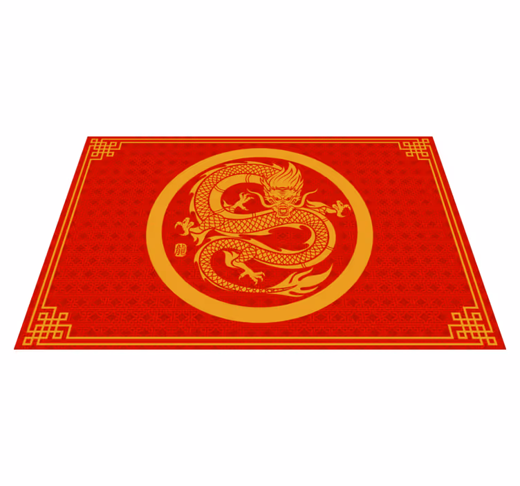 Chinese Dragon elegant placemats - TenStickers