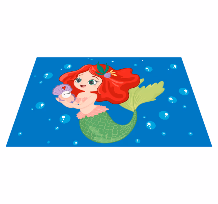 Disney Ariel swimming children placemats - TenStickers