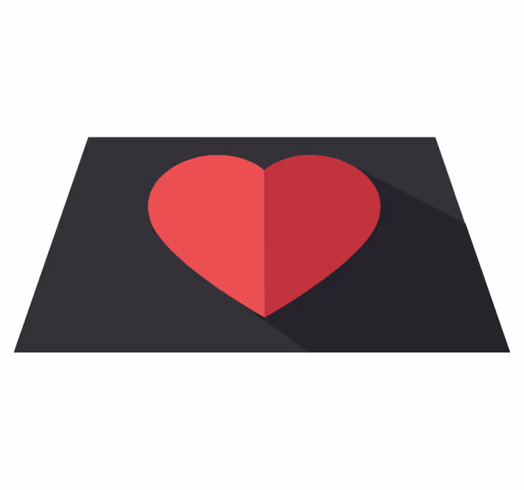Original placemats heart shape design - TenStickers