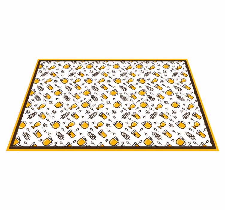 Original placemats craft beer symbols - TenStickers