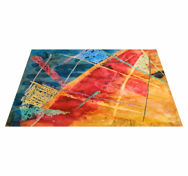Original placemats with lively geometric designs - TenStickers
