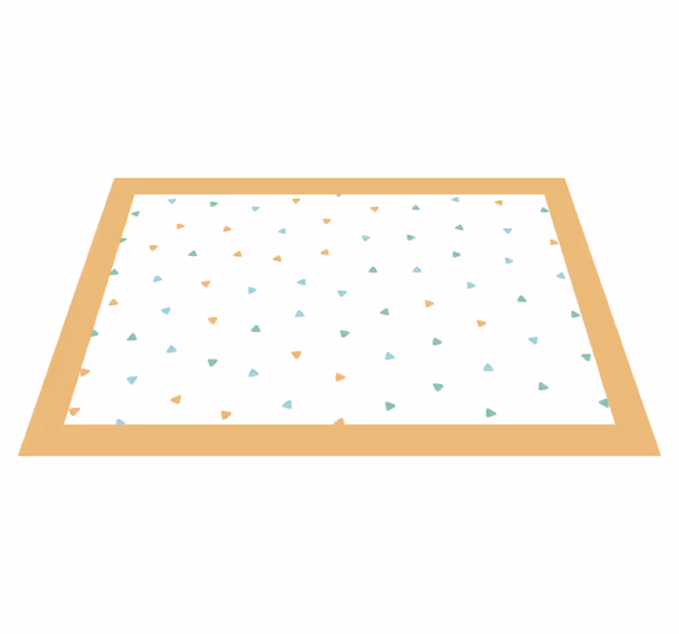 Personalisable placemats with sleek triangle design - TenStickers