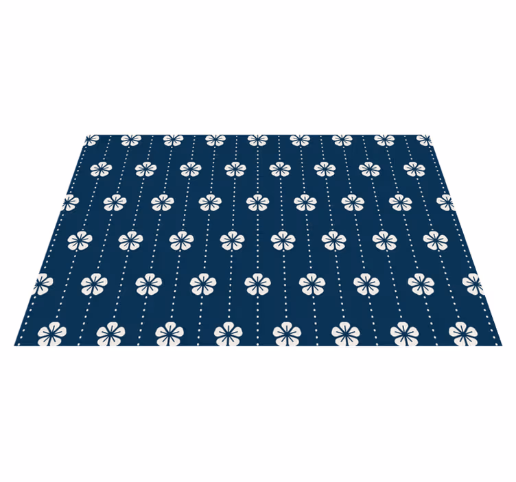 Original placemats floral design tabletop - TenStickers