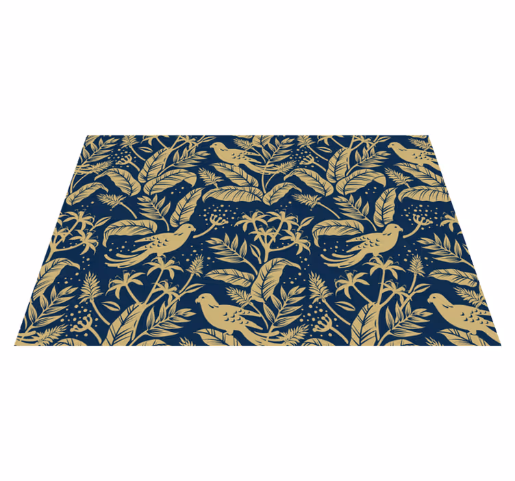 Original placemats with elegant leaf design - TenStickers