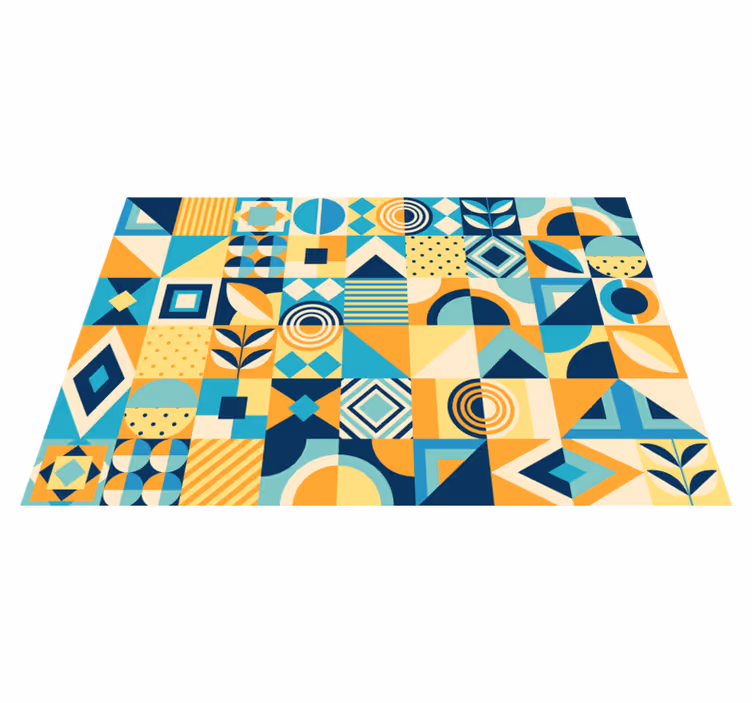 Modern placemats geometric pattern design - TenStickers