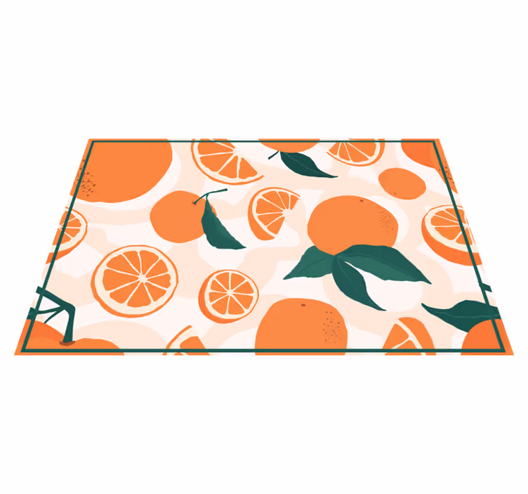Original placemats citrus slice design - TenStickers
