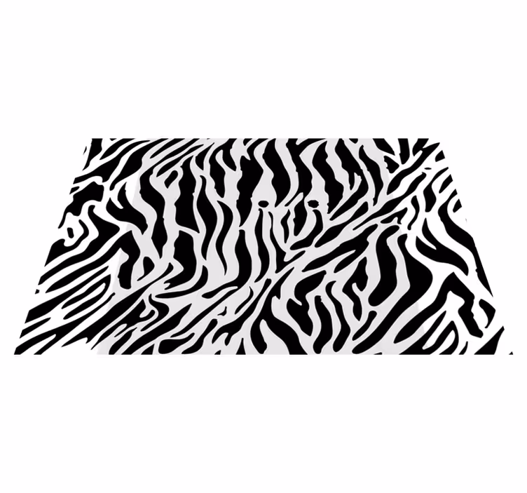 Textured placemats zebra print design - TenStickers