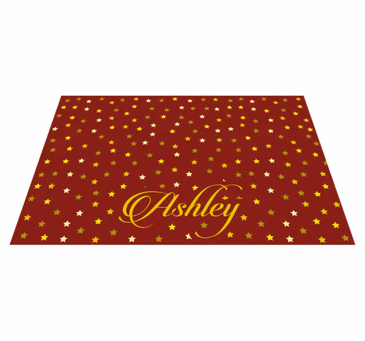 Personalisable placemats starry personalized platter - TenStickers