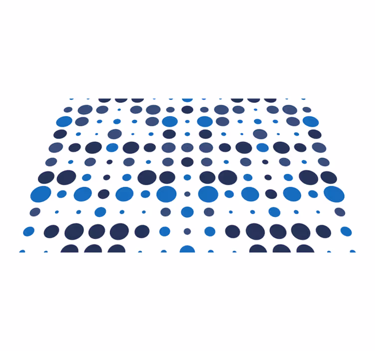 Textured placemats with circle pattern surface - TenStickers