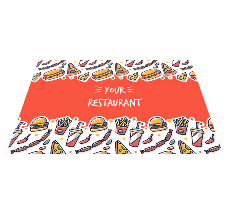 Original placemats featuring culinary art - TenStickers