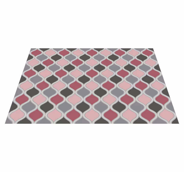 Textured placemats with colorful patterned design - TenStickers
