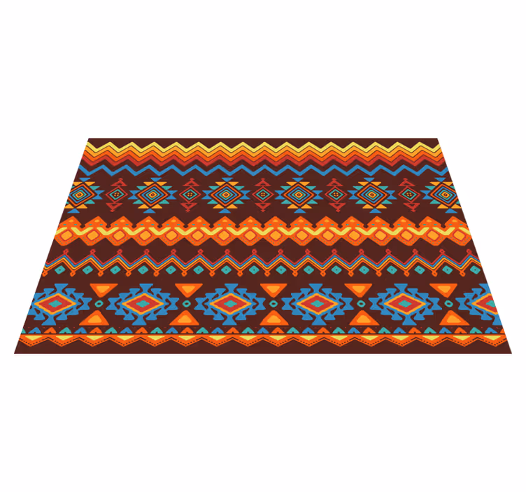 Original placemats with vibrant geometric design - TenStickers