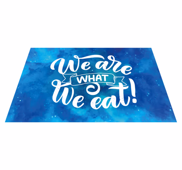 Placemat with quote inspirational quote art - TenStickers