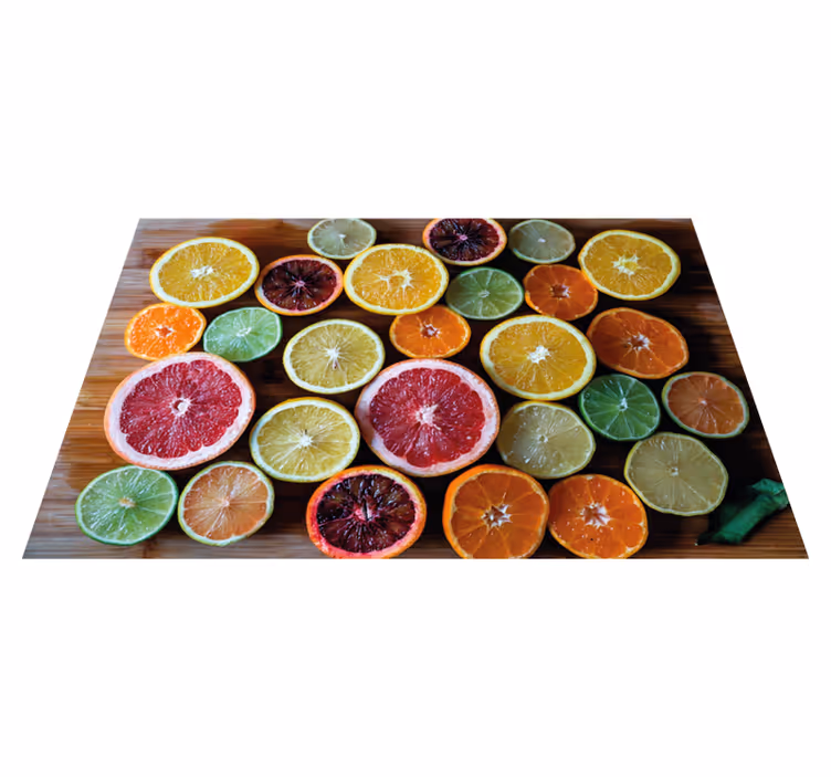 Original placemats citrus fruit display - TenStickers