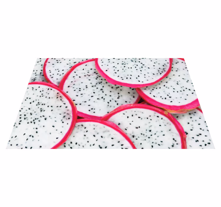Original placemats dragon fruit slice - TenStickers